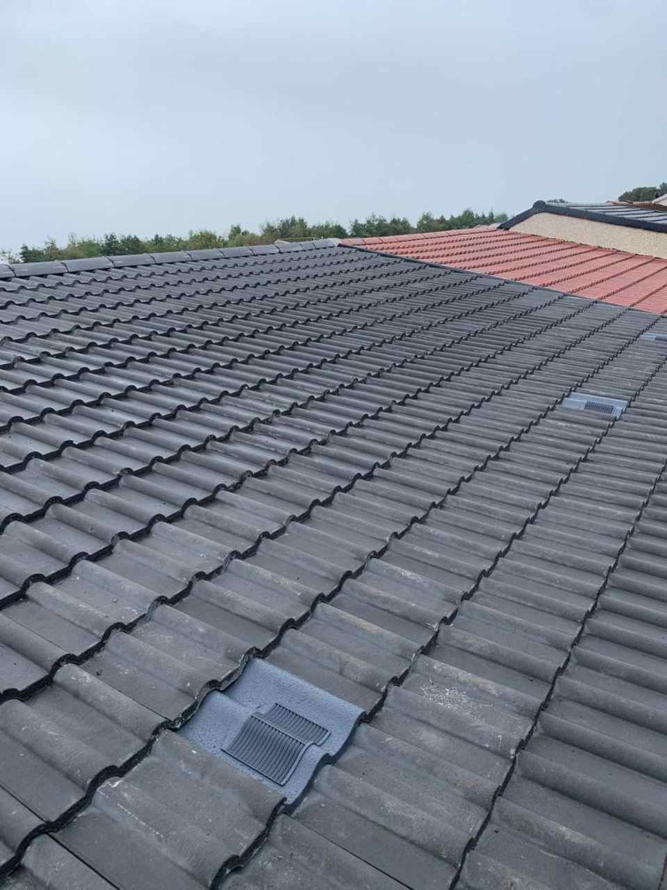 Grey tiled roof