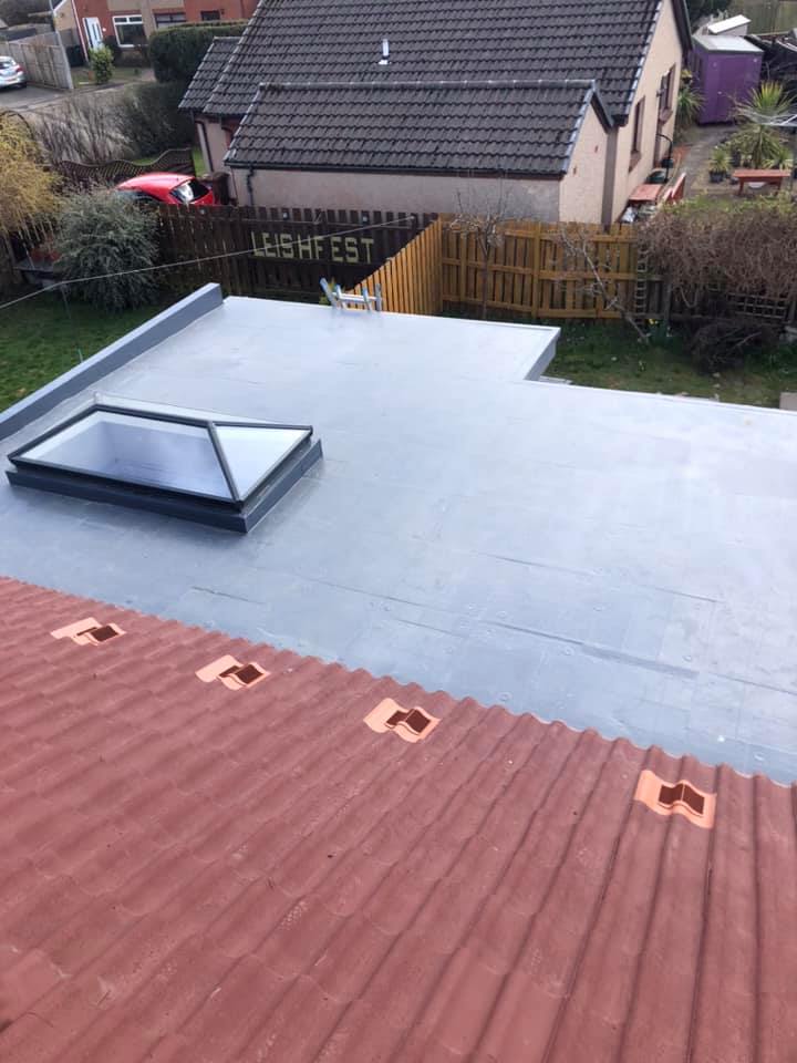 tiled and flat roofing