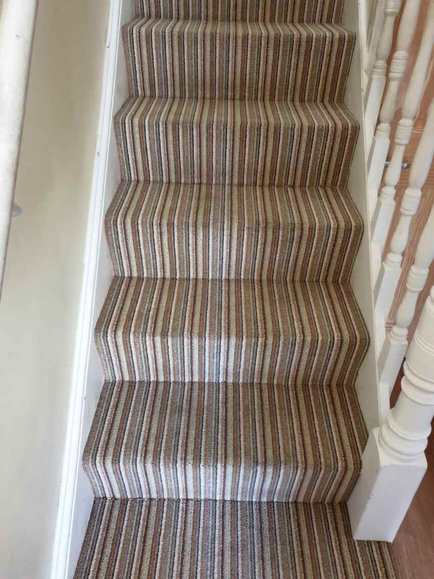 Clean stair carpet