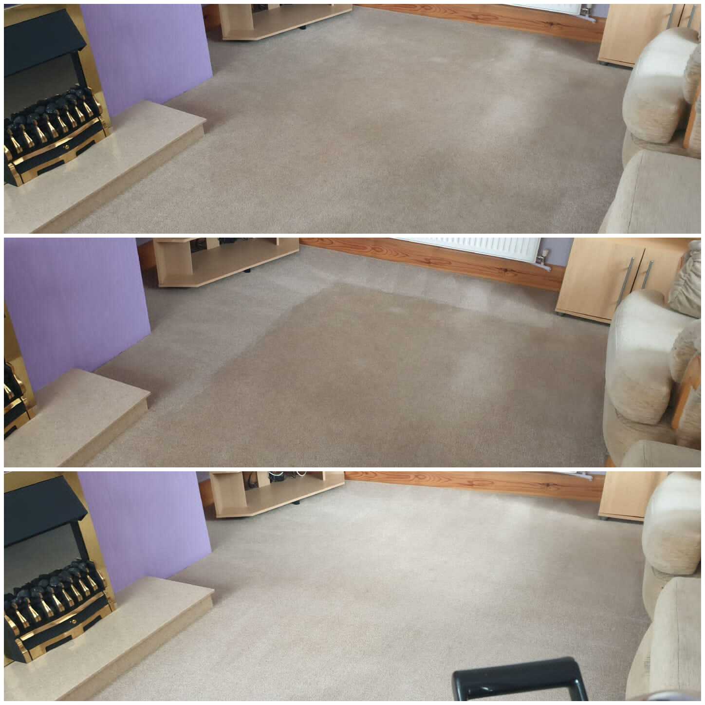 Carpets before and after