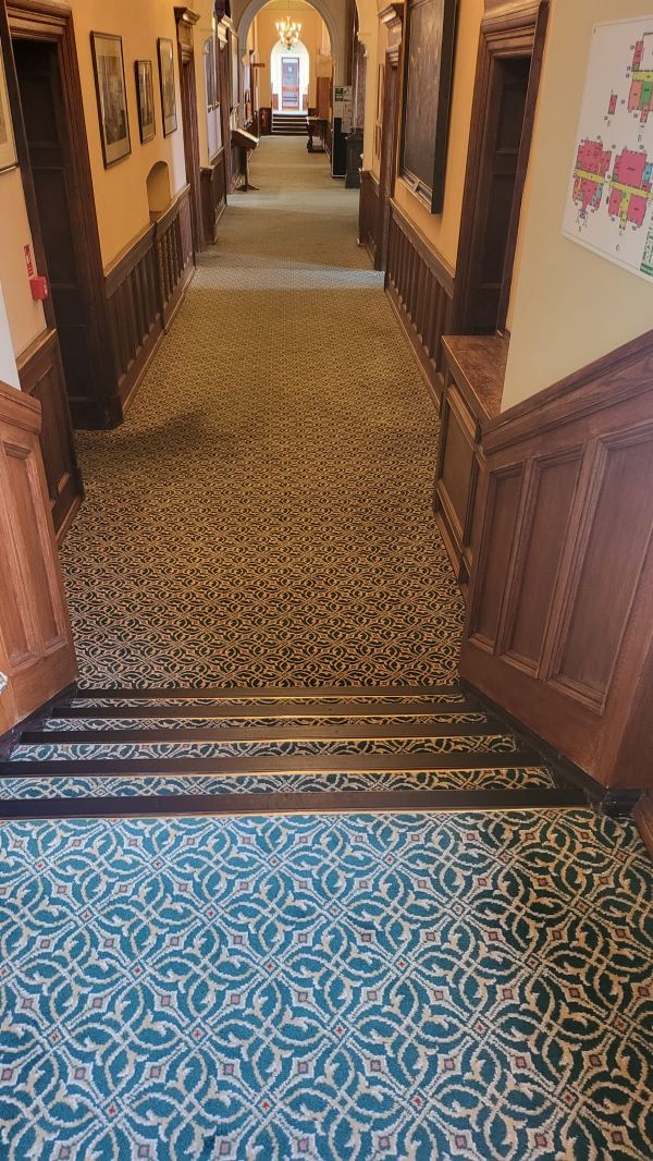 carpet cleaning in a hotel