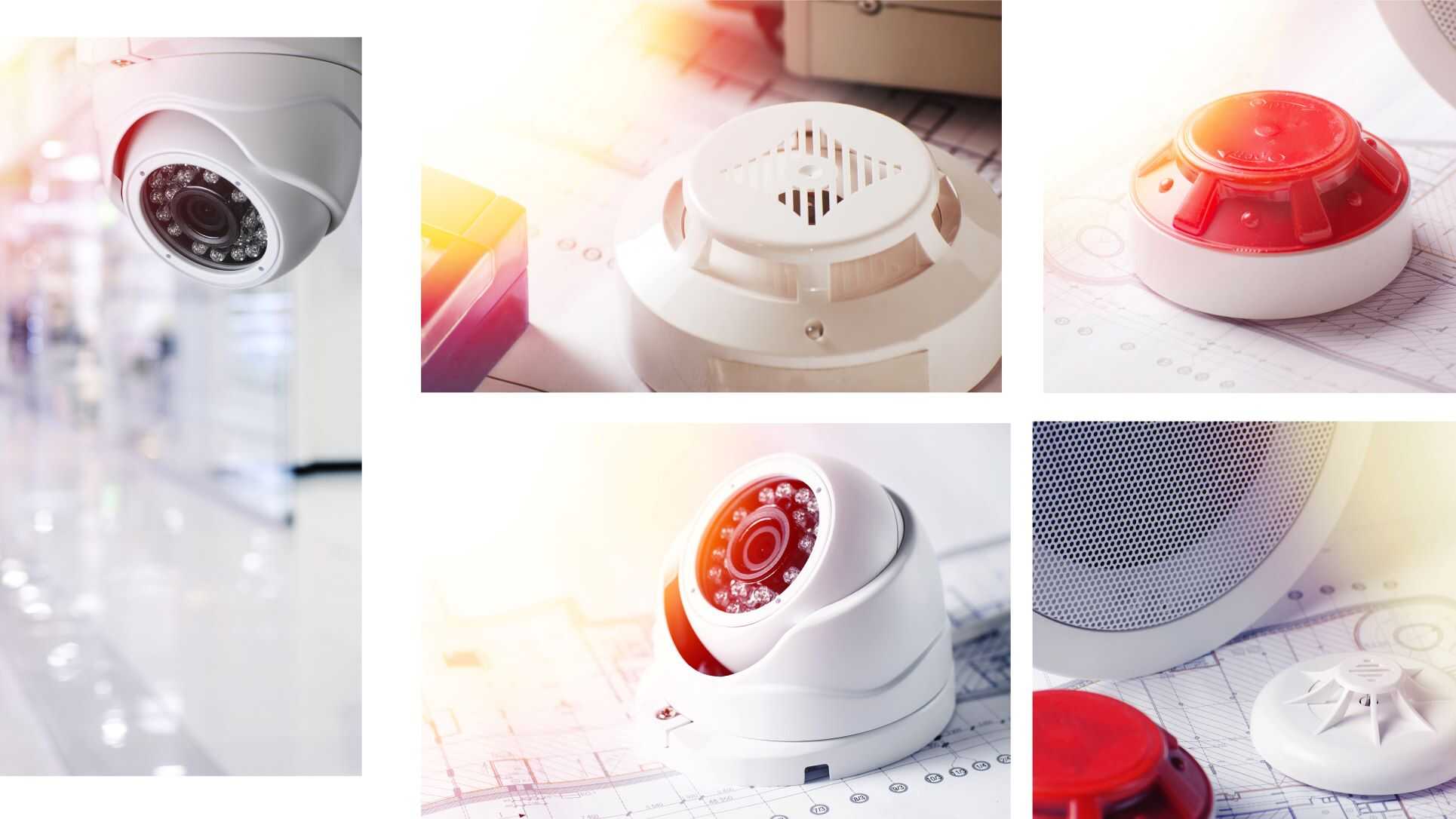 Fire and security alarms