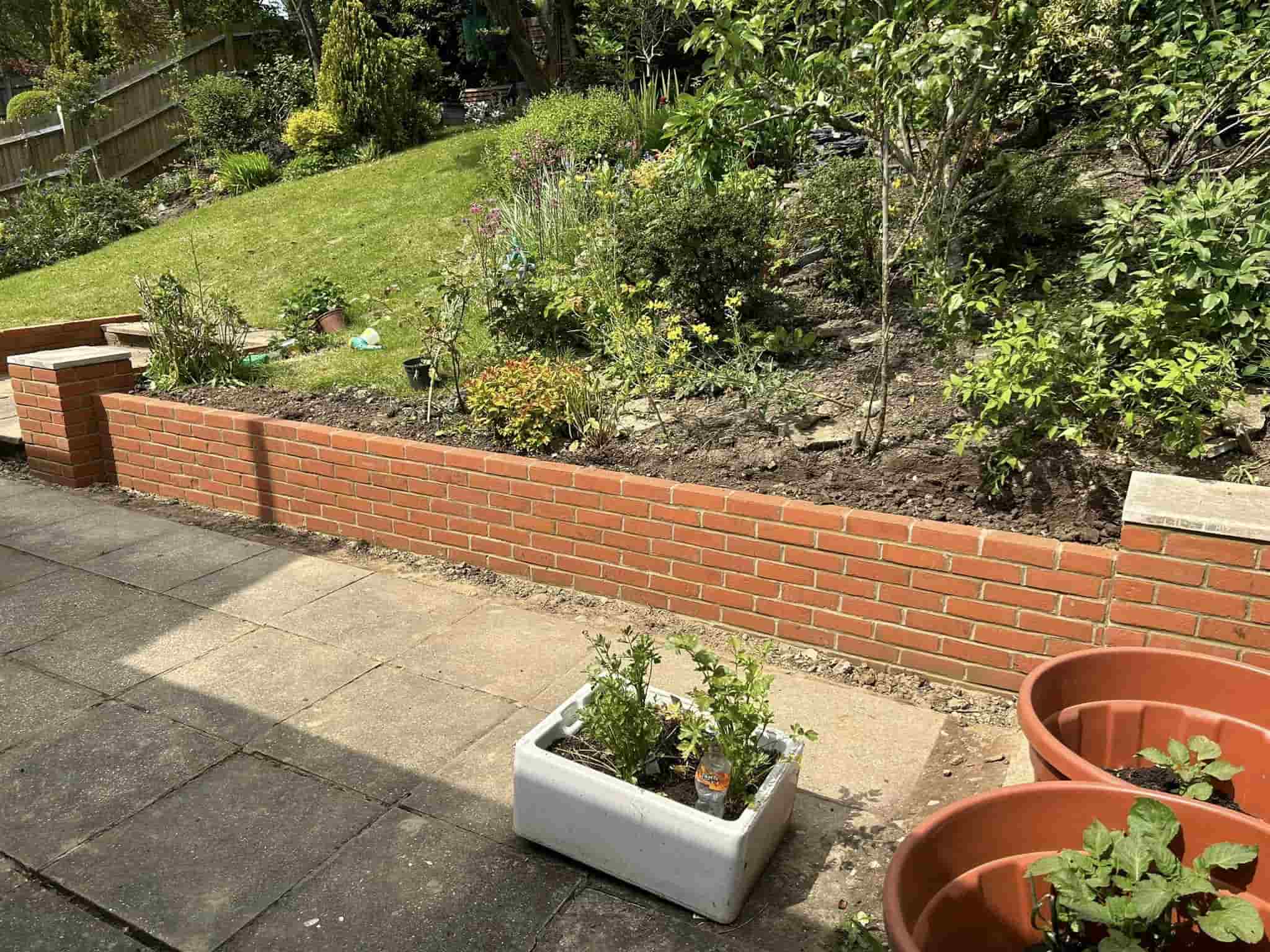 garden retaining wall
