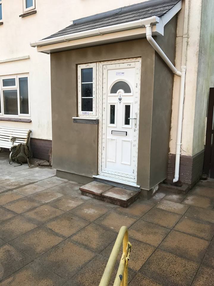 New porch in Devon