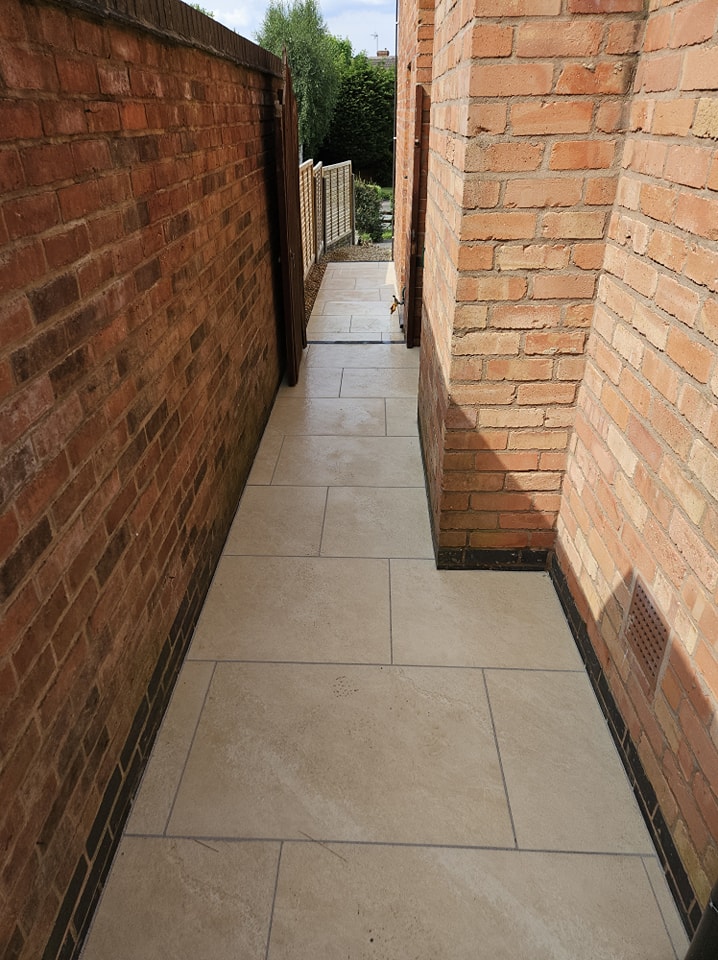 porcelain paving in clifton campville