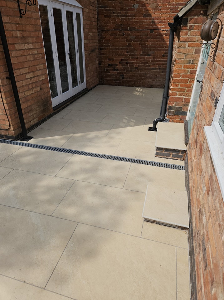 porcelain paving in clifton campville