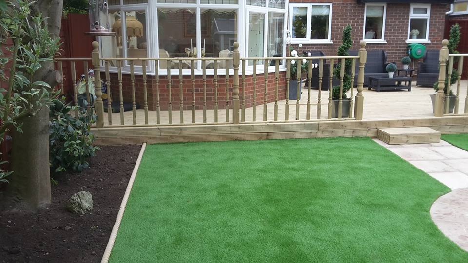 Turf and decking